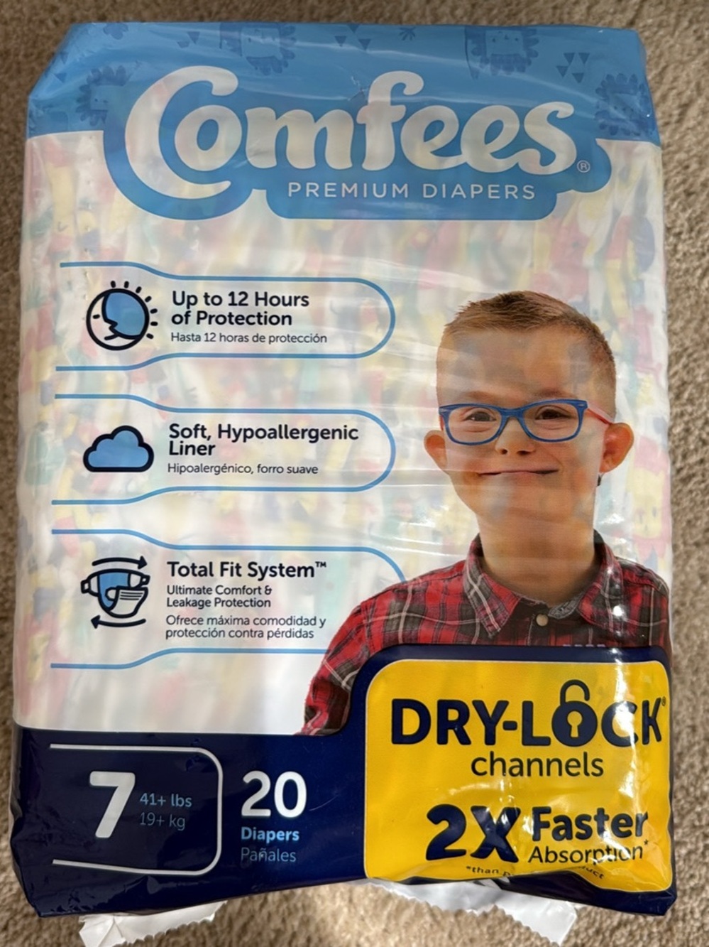 Kids Diapers Size 7 - Pack of 20